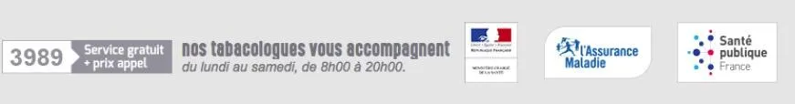 Nos tabacologues vous accompagnent au 3989